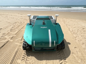 Robot limpiador de playa
