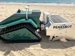 Robot limpiador de playa